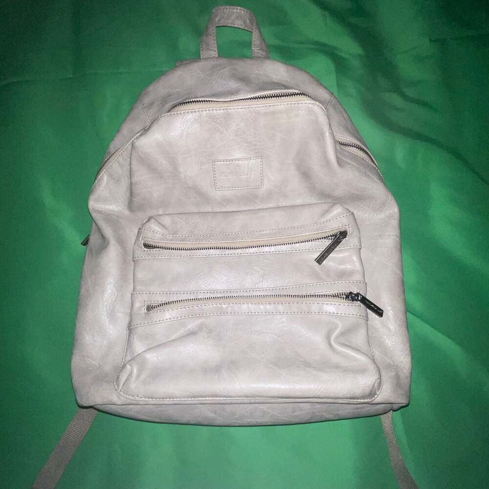 The Honest Co. Faux Leather Diaper Backpack